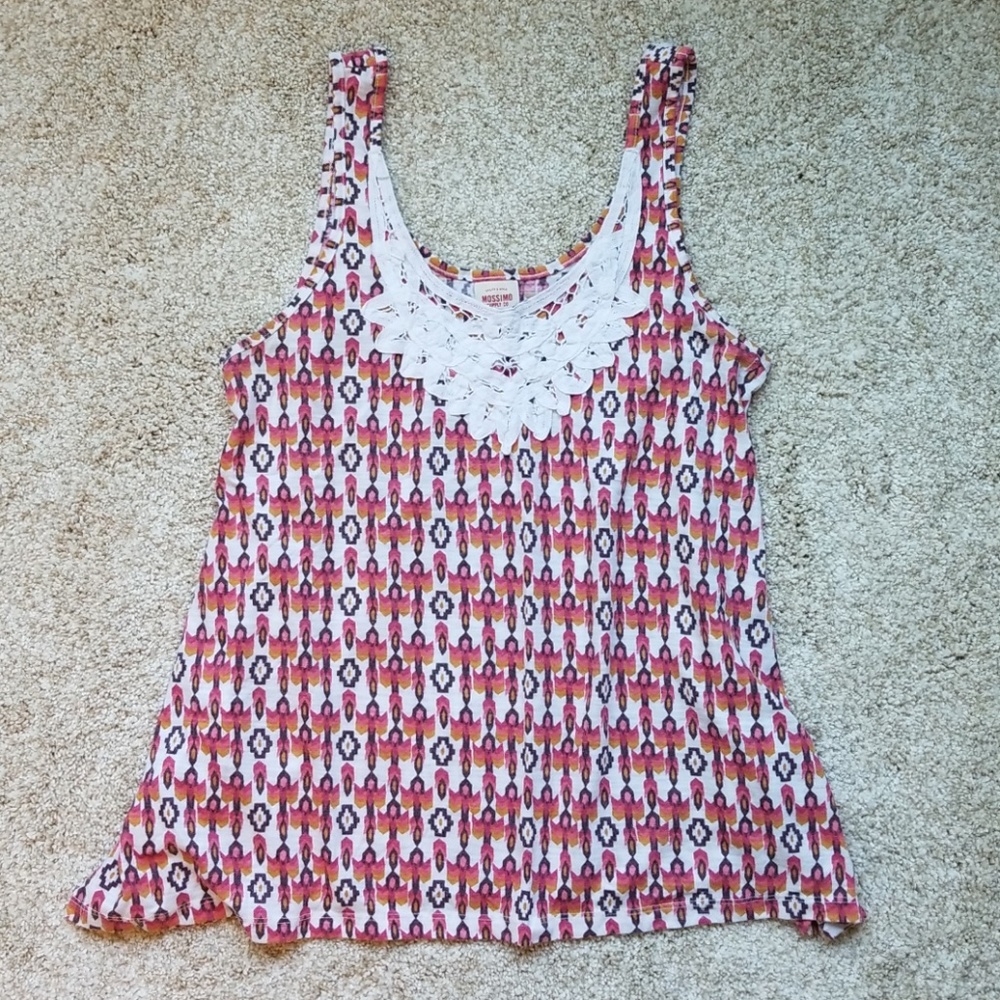 Mossimo M lace detail tank